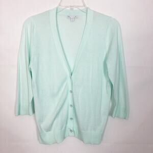 Gap Button Down 3/4 Sleeve Cardigan Size M